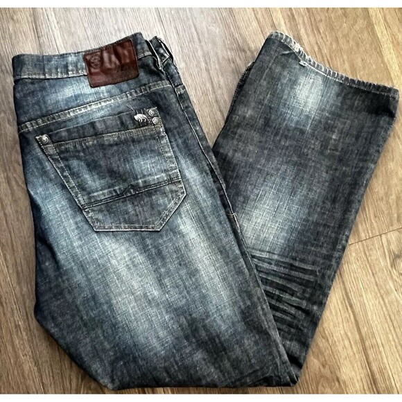 BUFFALO by DAVID BITTON Men’s JeansTRAVIS-x BASIC Relaxed Stretch 38x32 - Picture 2 of 6